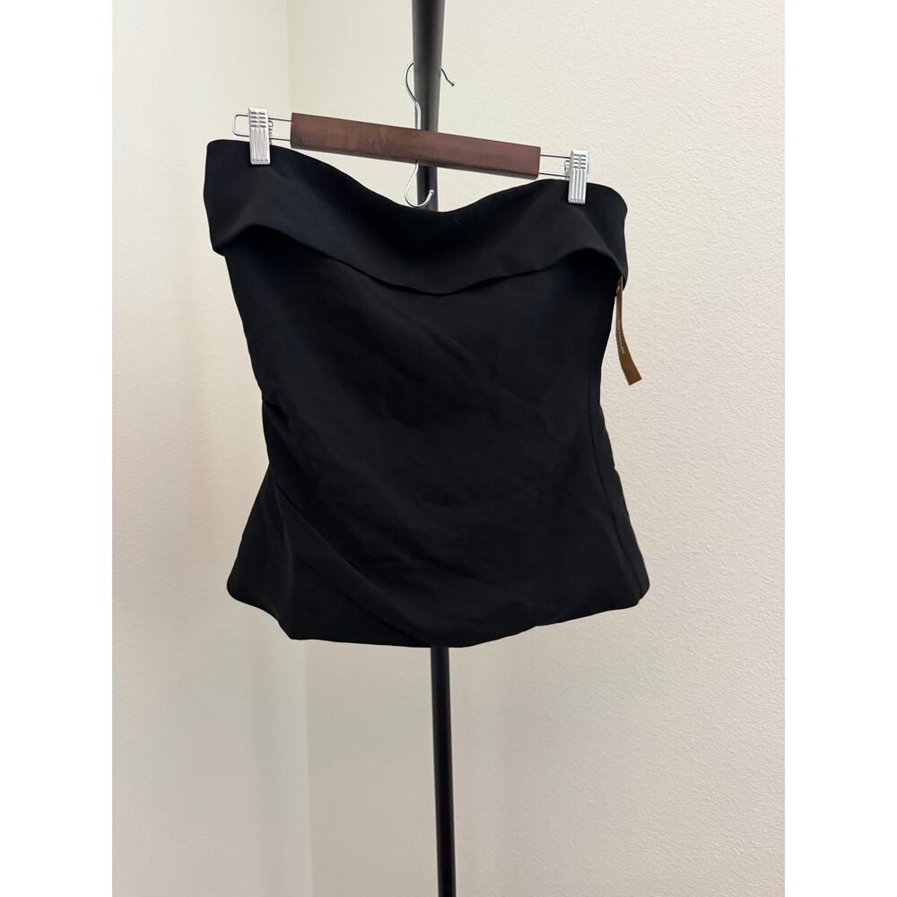 New Caara Clover top strapless black sz 8 $177 - Picture 5 of 7